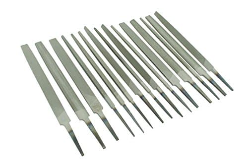 Image of Proops Brothers Set of 15 Engineers Files 6" 150mm, Bastard, Second Cut, Smooth, Various Shapes (F9974) Free UK Postage