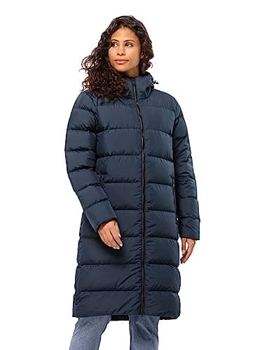 Image of Jack Wolfskin Women's Frozen Palace Coat W Down Parka, Night Blue, XXL