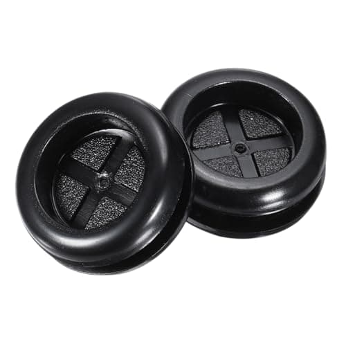 Image of sourcing map Rubber Grommet Round Double-Sided Mount Dia 28 mm ID 22 mm for Wire Protection 4pcs