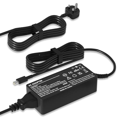 Image of 65W USB C Charger Compatible with LG Gram 14'' 15'' 16'' 17'' Series 17Z90Q 16T90Q 17Z90P 16Z90P 17Z90ST 16T90P 17Z95P 17Z90R 17Z90S Type C Laptop