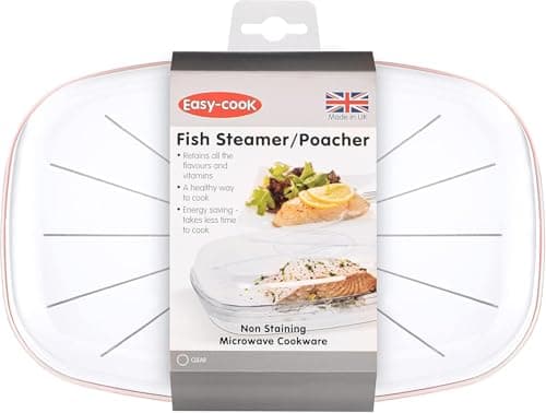 Image of Easycook NS626 Microwave Fish Streamer/Poacher, Clear, 270mm