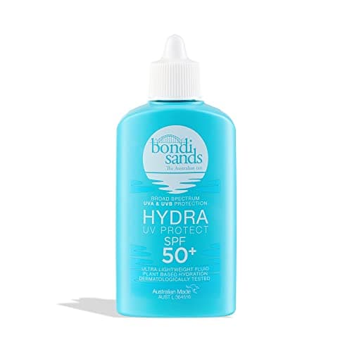 Image of Bondi Sands – Hydra UV Protect SPF 50+ Face Fluid – Sunscreen Lotion Water Resistant - Moisturising Sun Protection - Broad Spectrum UVA, UVB Protection - 40 ml