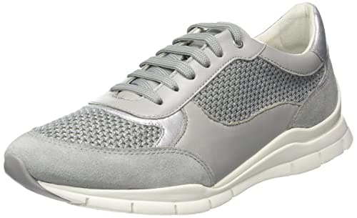 Image of Geox Women's D Sukie Trainers, Lt Grey, 3 UK