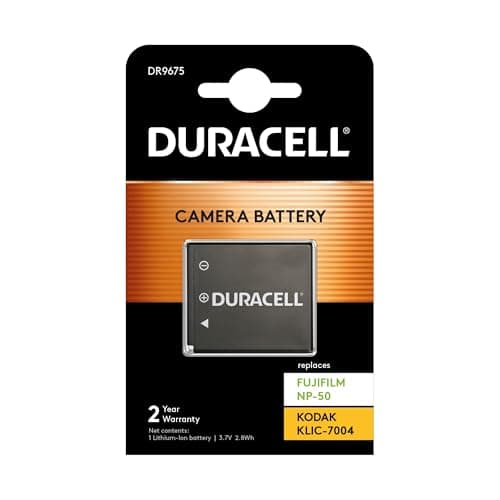 Image of Duracell DR9675 Replacement Digital Camera Battery For Kodak KLIC-7004 Digital Camera, Black, 40.0 mm*35.0 mm*7.0 mm