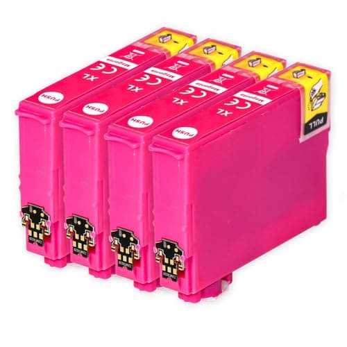Image of Go Inks 4 Compatible to replace Epson T1293 Magenta Ink Cartridge for use with Epson Stylus, Office & Workforce Printers (4 Inks)