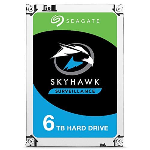 Image of Seagate 6TB SkyHawk Surveillance 3.5-inch ST6000VX001 Hard Drive (SATA 6 Gb/s/256 MB/5900 RPM), Silver