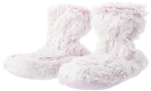Image of Warmies®Fully Heatable Wellness Boots Scented with French Lavender - Pink Marshmallow