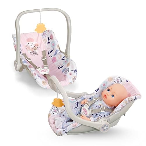Image of Baby Annabell Comfort Seat - 2 in 1 doll seat & carrier - Lightweight & incl. seatbelt - Fits any 43cm & 36cm doll - 100% plastic free packaging - Suitable for children aged 3+