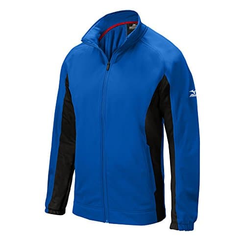 Image of Mizuno Pro Thermal Jacket, Royal/Black, Small