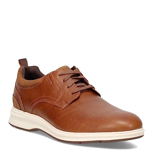 Image of Rockport Men's Total Motion City Plain Toe Sneaker, Tan, 7 Wide