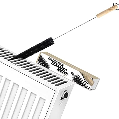 Image of Smith’s® Premium Radiator Cleaning Brush | 80cm (31.4 Inches) | Flexible Nylon Bristles | Smooth Wooden Handle | Fits 99% of Gridded & Non-Gridded Radiators