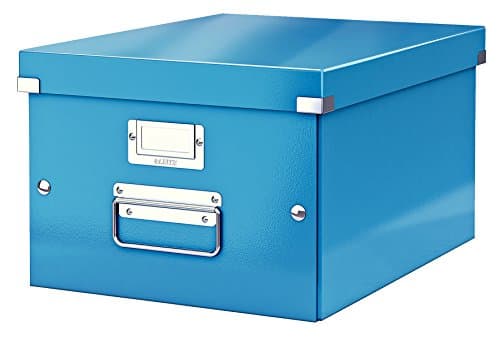 Image of Leitz A4 Storage Box, Click and Store Range 60440036, Medium, Blue