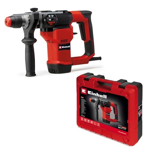 Image of Einhell Electric SDS Drill 950W, 3.5J Impact Force, 3 Functions - Drilling, Impact Drilling, Chiselling with Lock, 28mm Concrete Drilling Capacity, Rotary Hammer Drill TE-RH 28 3F