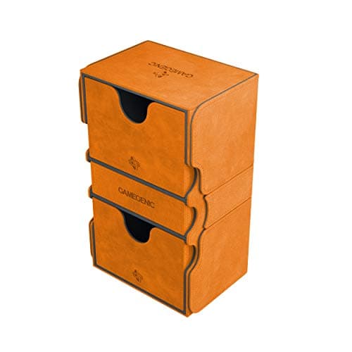Image of Gamegenic GGS20046ML Stronghold 200-Card Convertible Deck Box, Orange