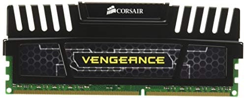 Image of Corsair CMZ8GX3M1A1600C10 Vengeance 8 GB (1 x 8 GB) DDR3 Up to 1600 Mhz C10 XMP Performance Memory Kit - Black