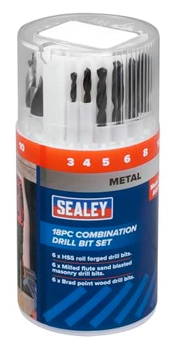Image of Sealey Combination Drill Bit Set 18pc - AK5711