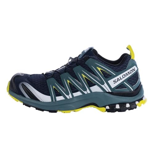 Image of Salomon Xa Pro 3D, Men’s Trail Running Shoes, Blue (Navy Blazer/Hydro./Evening Primrose Navy Blazer/Hydro./Evening Primrose), 10.5 (45 1/3 EU)))