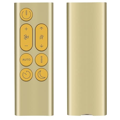 Image of TCNOUMT New Remote Control Replacement for Dyson Purifier Big+Quiet Formaldehyde BP04 BP03 air purifier, Gold, BP04 BP03 Replace Remote Control