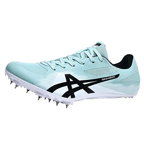 Image of SDEQA Unisex Track and Field Spikes Shoes Racing Jumping Sprint Running Sneakers Breathable for Mens Women Youth Boys Athletics,Moonlight,8 UK