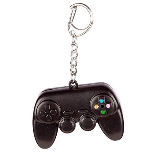 Image of Puckator Game Over LED Keyring with Sound - Key Chains For Men - Key Wallets For Men - Small Toys For Mystery Boxes - Small Gifts For Kids - Keychain Cute - Metal And Resin Keyring