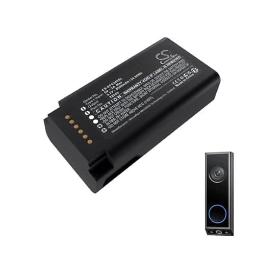 Image of 6500mAh Replacement Battery Compatible with Eufy Video Doorbell E340, PN: Eufy for T8743