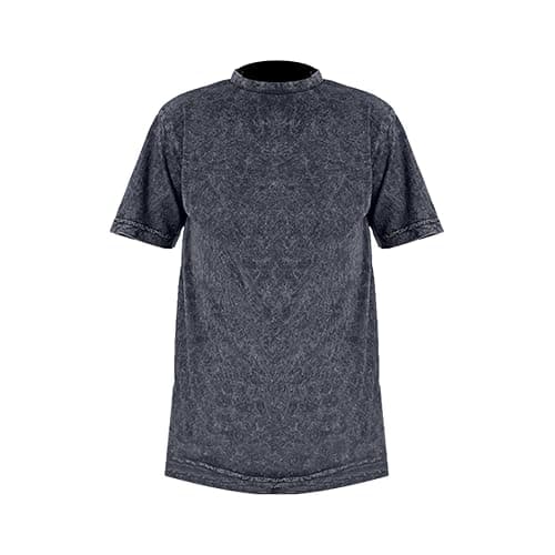 Image of NOROZE Kids Unisex Boys Girls Bleach Effect Acid Wash Short Sleeve Crew Neck Tee Shirt Top (11-12 Years, T-Shirt: Black)