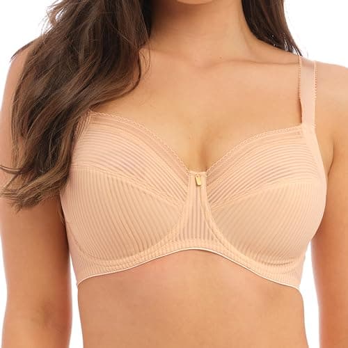 Image of Fantasie Women's Fusion Underwire Cup Side Support Full Coverage Bra, Sand, 36 D UK