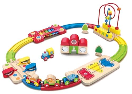 Image of HAPE E3826 Rainbow Puzzle Railway