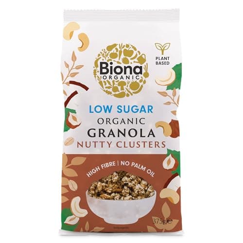 Image of Biona Granola - Nutty Clusters -Low Sugar Organic