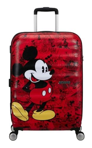 Image of American Tourister Wavebreaker Disney FL - Spinner M, Case, 67 cm, 64 L, Multicolor (Mickey Comics Red)