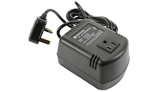 Image of Mercury Step‑Down Voltage Converter 230 V→110 V 100 W UK Mains Power Adapter BS1363 Plug Travel & Home Use Ideal for Laptops, Shavers & LED TVs – Compact & Reliable
