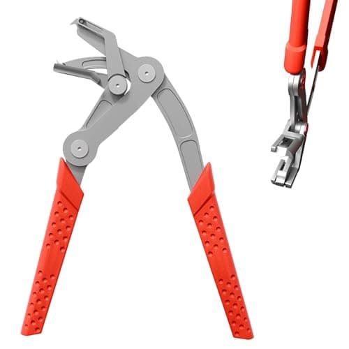 Image of Car Clip Pliers & Trim Removal Tool, Efficient Multi-Functional Auto Snap Pliers, Spring-Loaded Fastener Rivet Remover for Auto Door Panels, Interior & Exterior Trim, Damage-Free Disassembly (1pc)