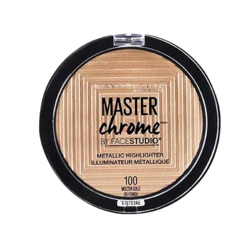Image of MAYBELLINE FaceStudio Master Chrome Metallic Highlighter - Molten Gold Or Fondu