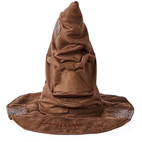 Image of Wizarding World, Talking Sorting Hat with 15 Phrases for Harry Potter Pretend Play Kids’ Fancy Dress Role Play Toys for Ages 5 and up, Brown