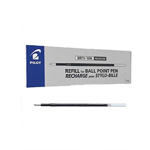 Image of Pilot Refill for Acroball/Acroball Deluxe Medium Ballpoint 1.0 mm Tip - Black, Box of 12
