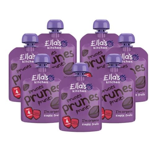 Image of Ella's Kitchen First Taste Prunes 4+ Months, Pack of 7, 490g