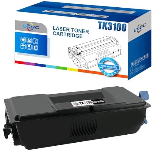 Image of ECSC Toner Cartridge TK3100 For Printer, Compatible With Kyocera ECOSYS M3040dn ECOSYS M3540dn FS-2100D FS-2100DN (Black, 1-Pack)