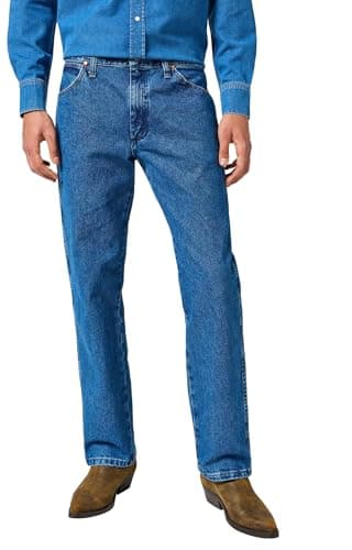 Image of Wrangler Herren Jeans 13MWZ, Original Regular Bootcut Fit, Straight Leg, STONEWASHED, 36W / 32L