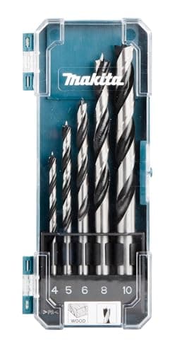 Image of Makita D-72861 Wood Drill Bit Set 5 Piece