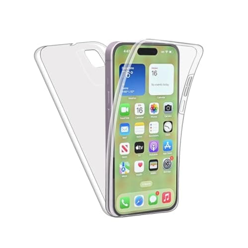 Image of Phone Case For iPhone 16 Full 360 Protection Front And Back Clear Compatible With iPhone 16 6.1-inch Phone Cover
