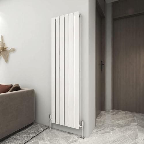 Image of mcc direct Vertical Radiator Double Flat Panel 1600x408mm Designer Vertical Radiator(White)