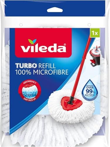 Image of Vileda EasyWring and Clean Turbo Classic Microfibre Mop Refill Head