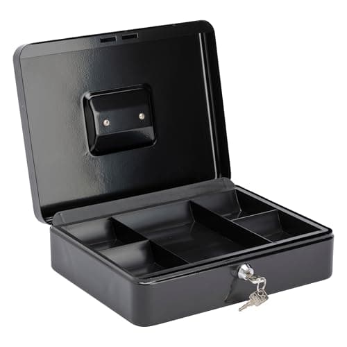 Image of Burg Wachter Money 5030 12" Cash Box - Black