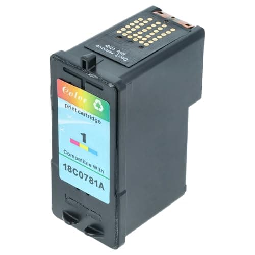 Image of vhbw Ink Cartridge Cyan/Magenta/Yellow compatible with Lexmark X2310, X2315, X2330, X2350, X2450, X2470 Printer (Refilled, 18ml)