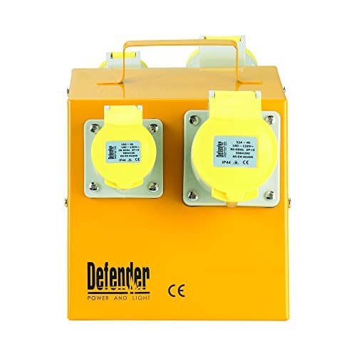 Image of Defender Splitter Box 2 x 16A / 2 x 32A 110V (E13108)