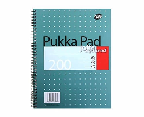Image of Pukka Pad A4 Jotta Squared Paper Notebook - Pack of 3