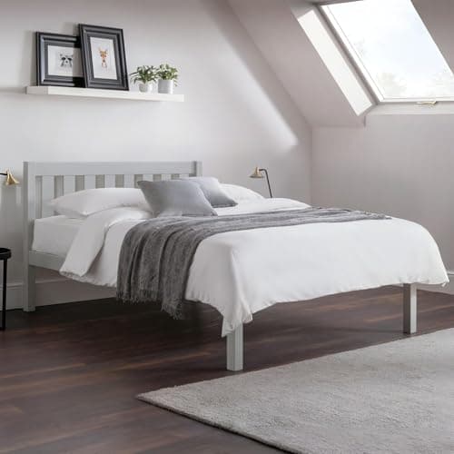 Image of Julian Bowen Luna Bed 135cm, Dove Grey