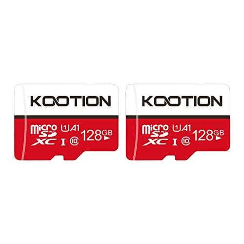 Image of KOOTION 2-Pack 128GB Micro SD Card Class 10 Micro SDXC Card 128GB UHS-1 Memory Card Ultra High Speed TF Card, C10, U1, 128 GB