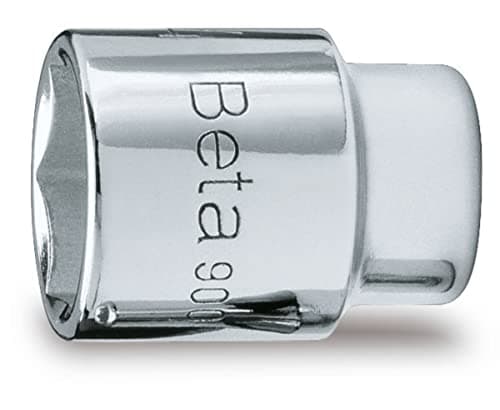 Image of Beta 9009100 Model 900 10K Hexagon Sockets, Chrome-plated, 1/4 Drive, Blister Packed, 10mm
