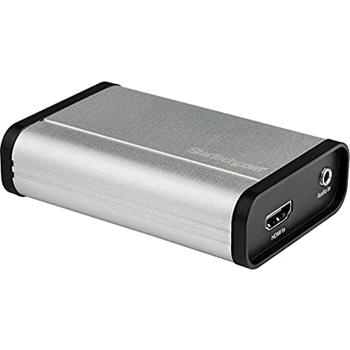 Image of StarTech.com HDMI to USB C Video Capture Device 1080p 60fps - UVC - External USB 3.0 Type-C Capture/Live Streaming - HDMI Audio/Video Recorder Adapter - comp with USB-C/USB-A/Thunderbolt 3 (UVCHDCAP)